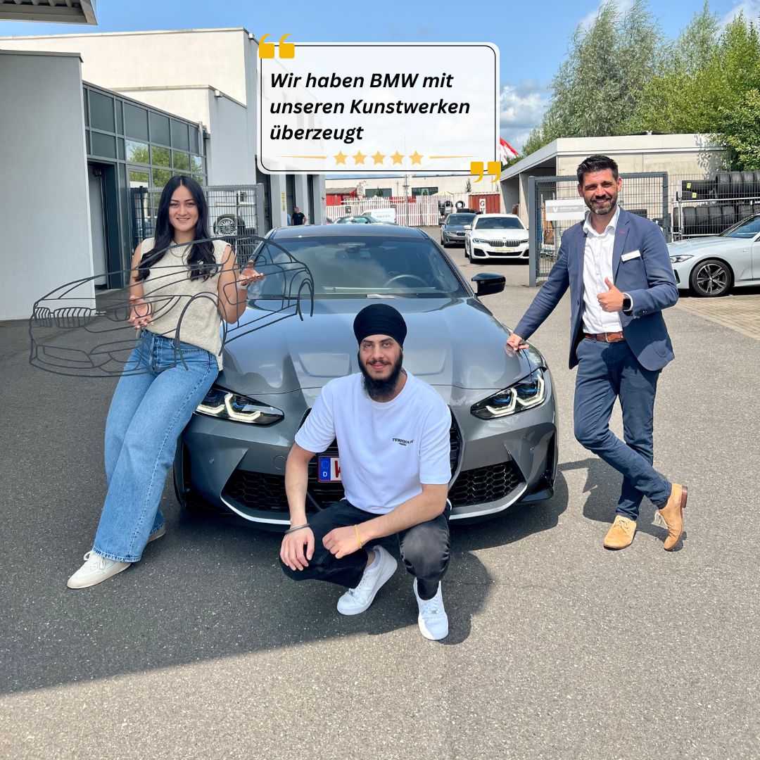 Sonderanfertigung - Dein Auto als Silhouette