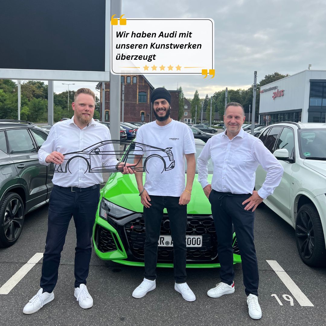 Sonderanfertigung - Dein Auto als Silhouette