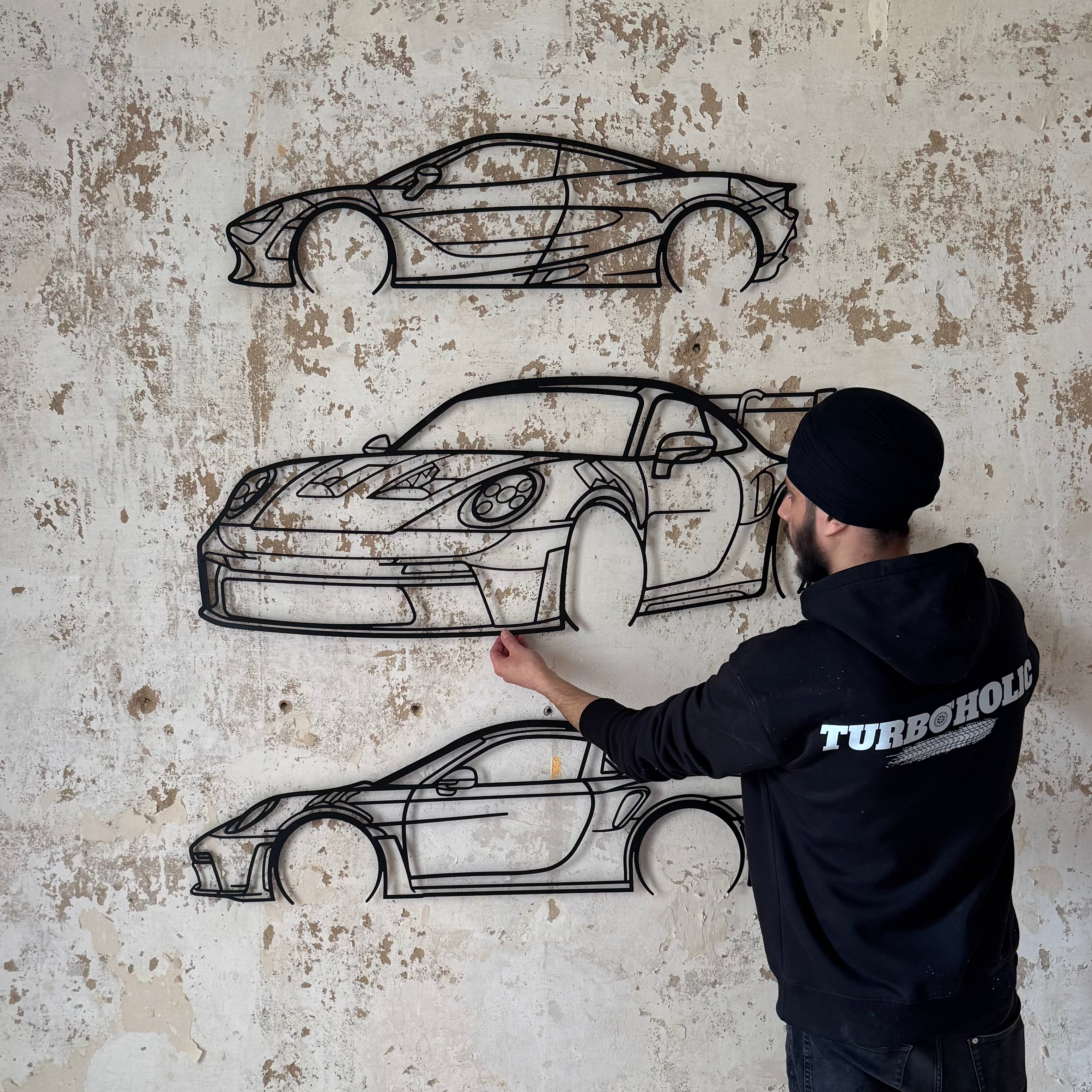 Sonderanfertigung - Dein Auto als Silhouette