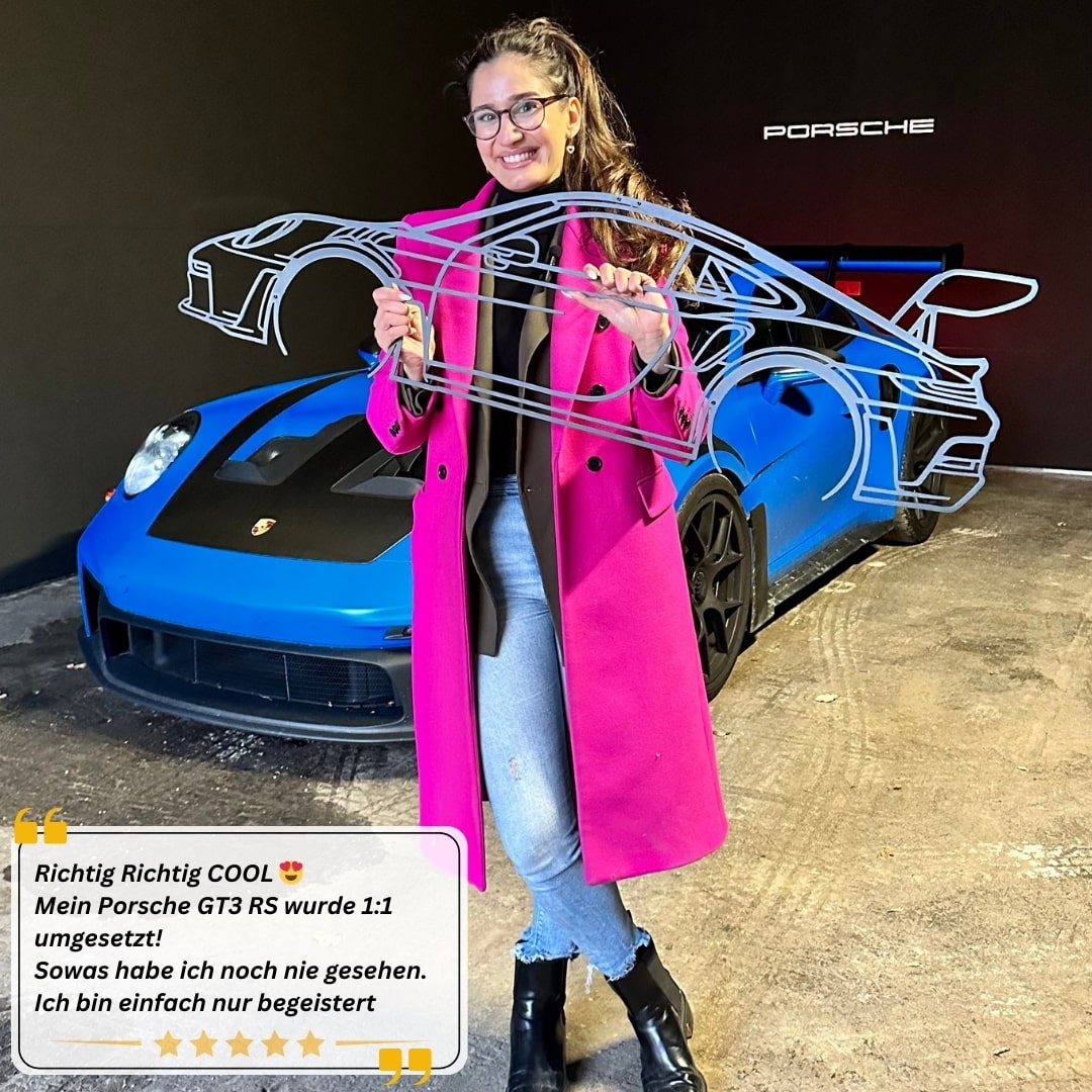 Sonderanfertigung - Dein Auto als Silhouette