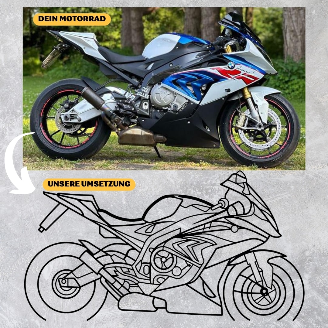 Sonderanfertigung - Dein Auto als Silhouette